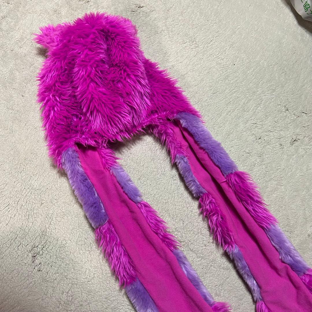 チェシャ猫 マフラーキャップ ファンキャップ - メルカリ