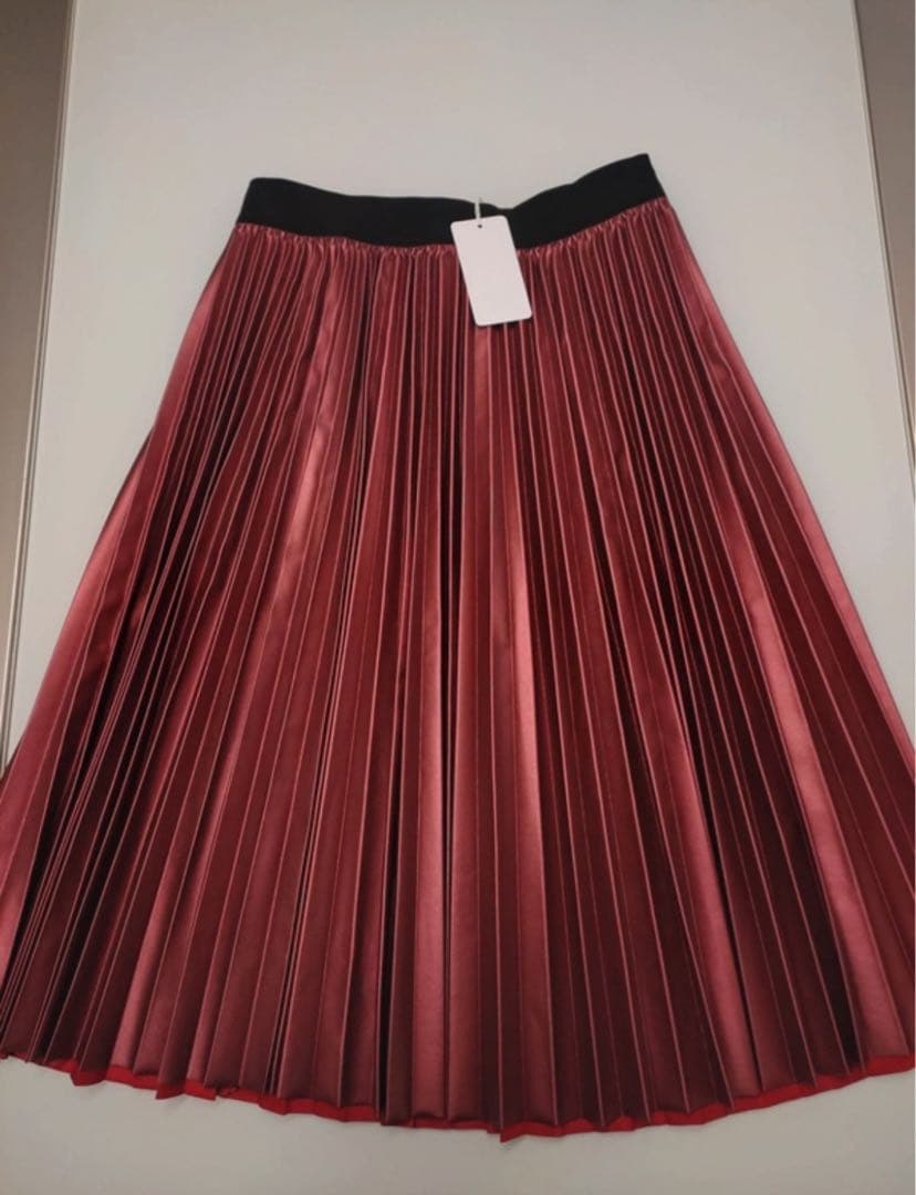 Max & Co. メタリックプリーツスカート 未使用タグ付き
