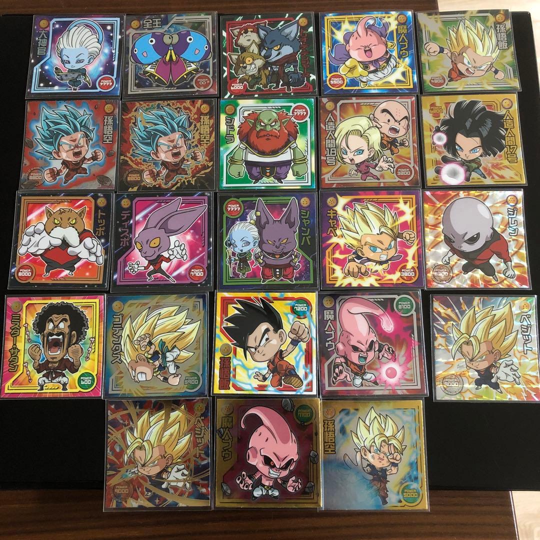 ドラゴンボール 超戦士 シール ウエハース旧弾1弾 24種 フルコンプ