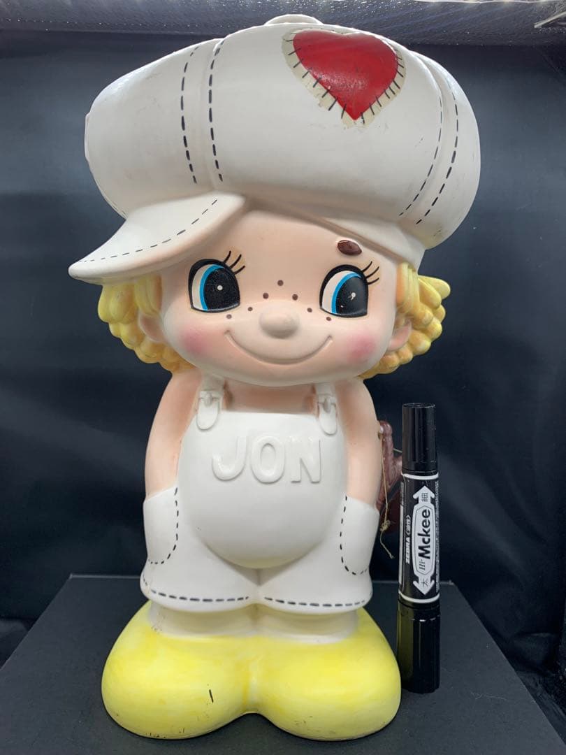 内藤ルネ JON 大 陶器 貯金箱