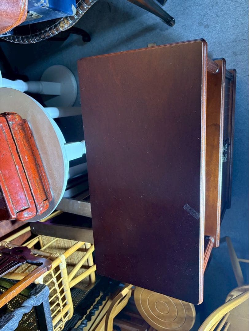 AYANO CRAFT 電話台 昭和レトロ 木製キャビネット 当時物 飾り棚