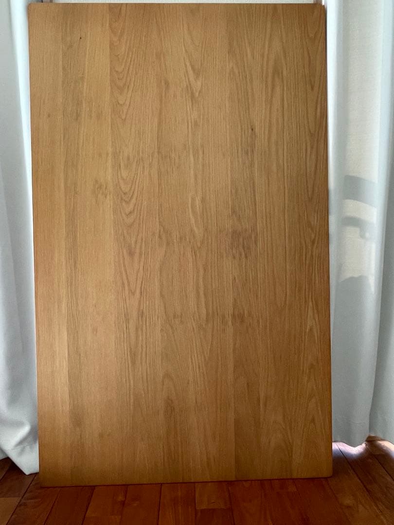 無印　リビングでもダイニングでもつかえるテーブル・４・オーク材