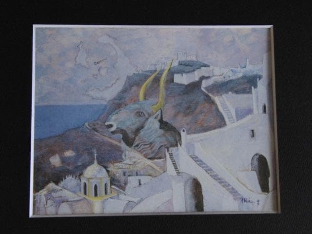 山本亜稀、【遺産】、希少な額装用画集より、新品額装付