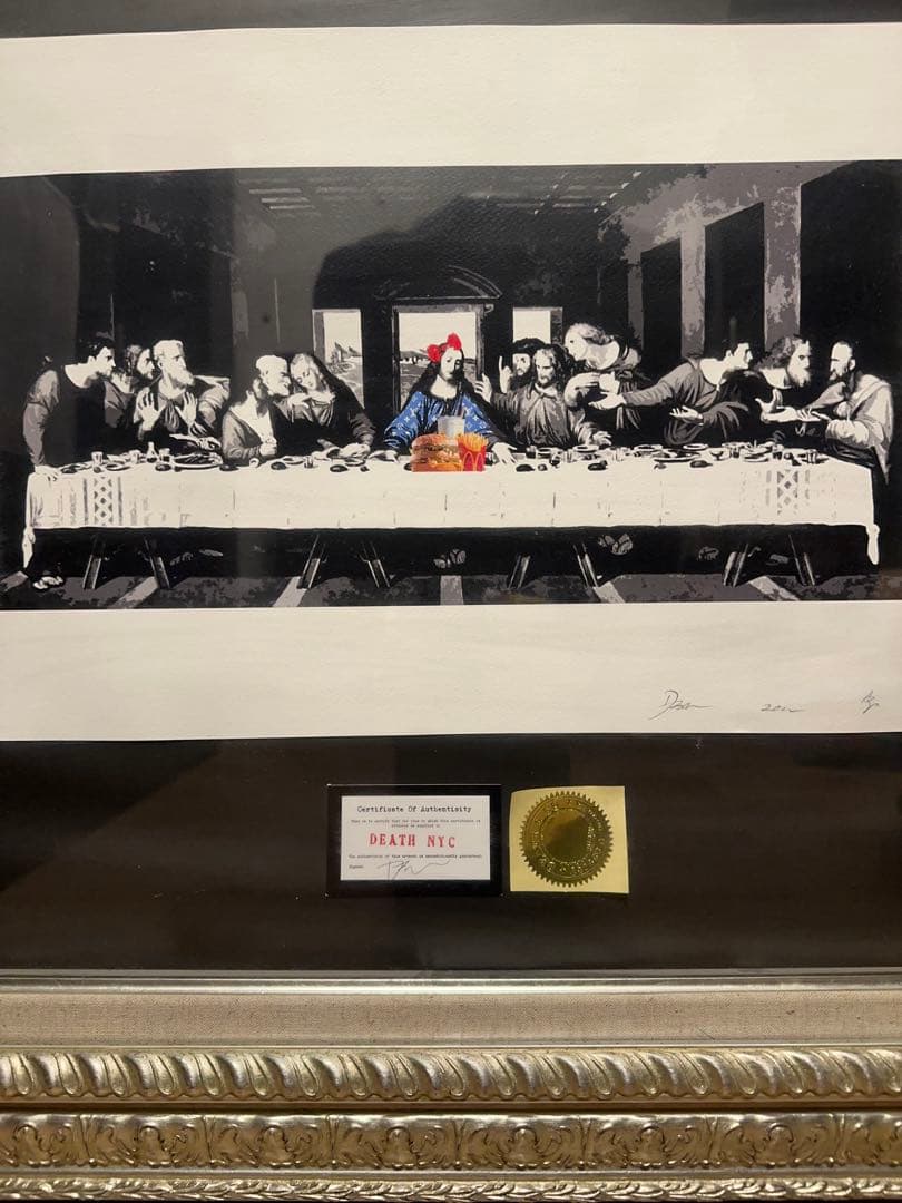 Death NYC Last Supper アート作品 絵画