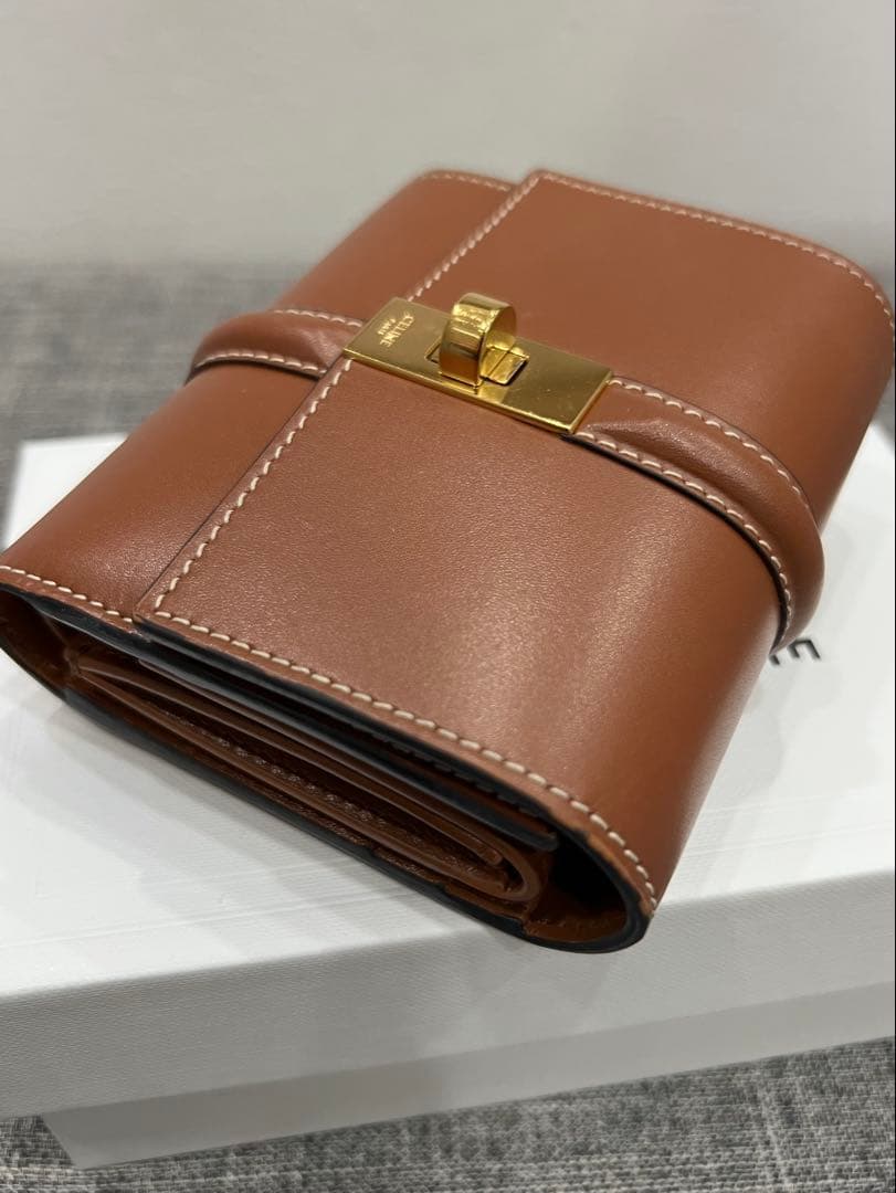 CELINE セリーヌ スモール トリフォールドウォレット 16 三つ折り財布