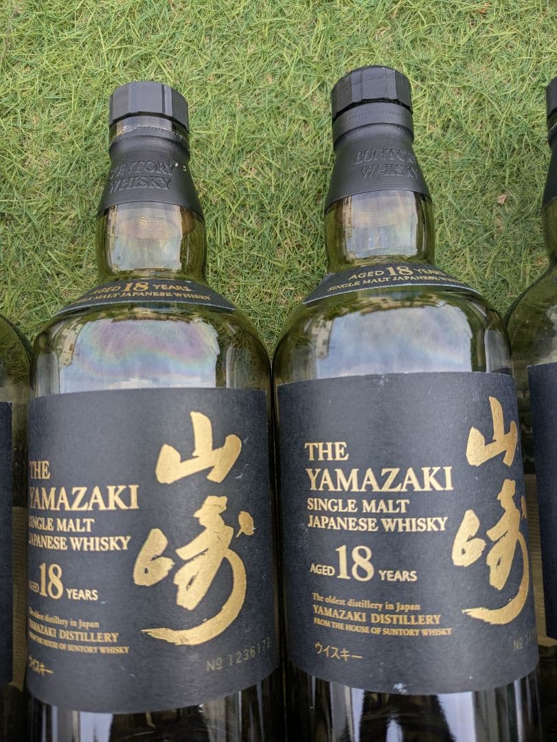 空瓶】サントリー 山崎18年 700ml 6本セット＋化粧箱3個 山崎