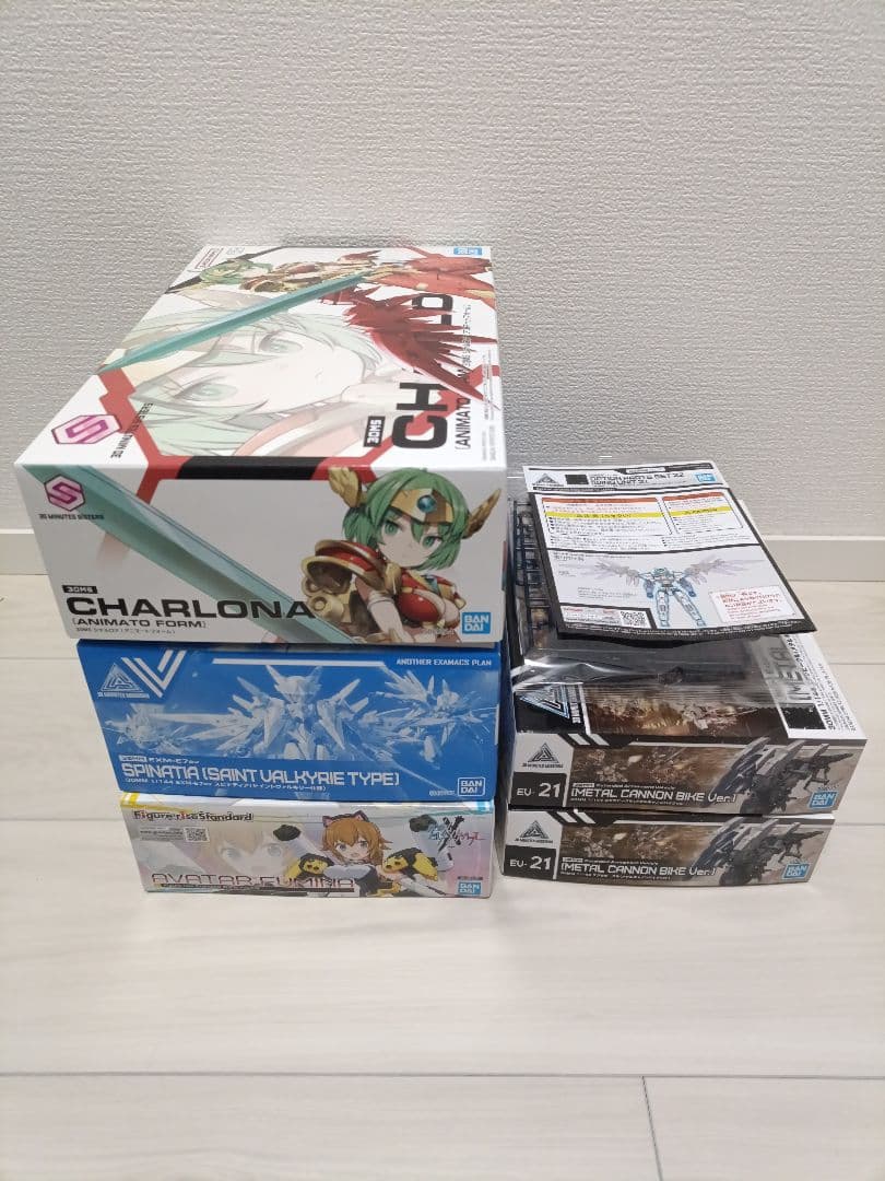 未組立品】シャルロナ、プレバンスピナティア、キャノンバイク他