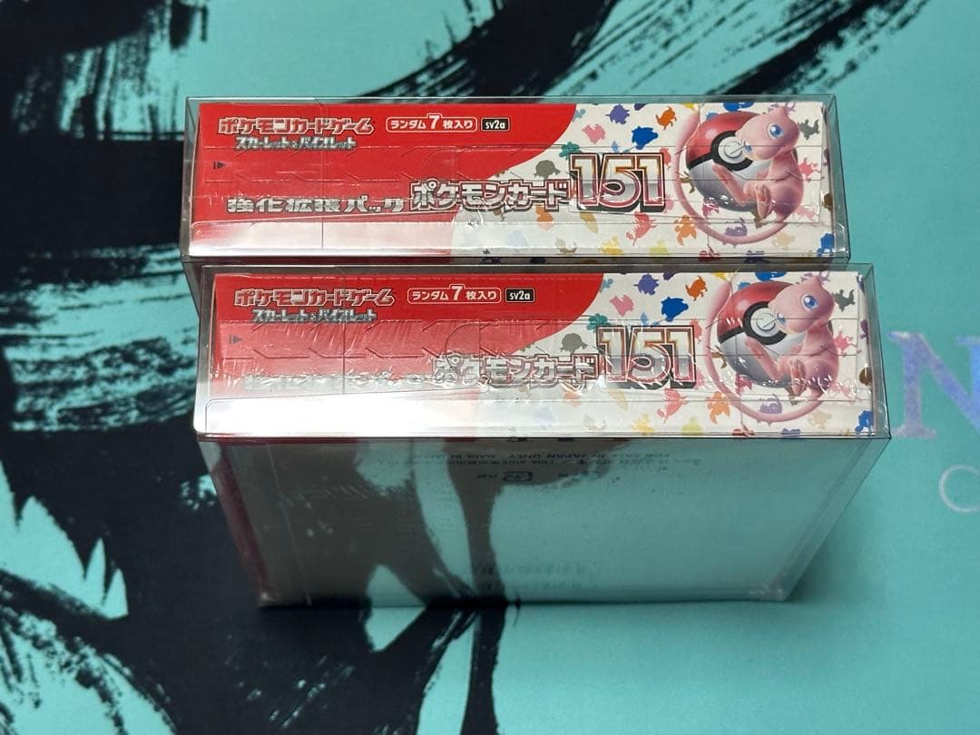 【新品未開封】　ポケモンカード151 2BOXシュリンク付き