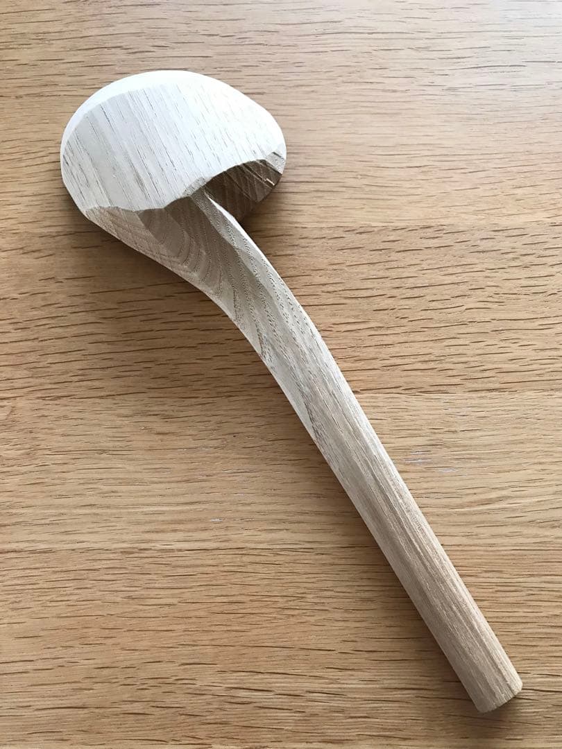 人気定番，定番】 希少 新子 薫 栗の木杓子 奈良五條