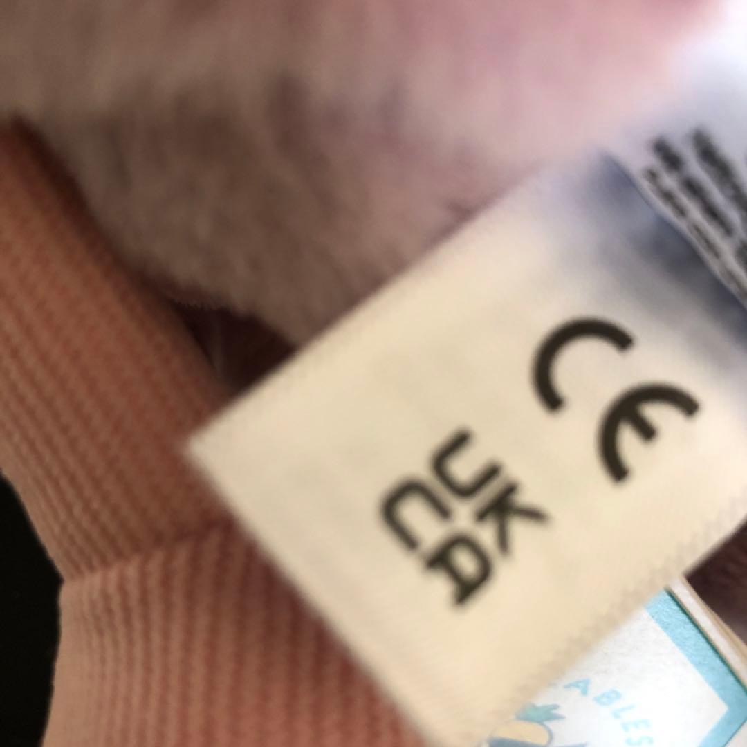  ピンク コーヒーカップ バッグ ぬいぐるみ