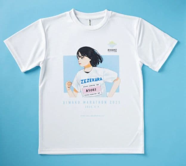 成瀬は天下を取りに行くびわ湖マラソン2025 Tシャツ 成瀬あかり