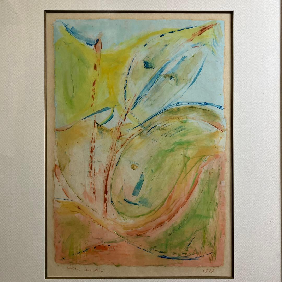 版画作者不詳サイン有ジクレー江の島逸品J192