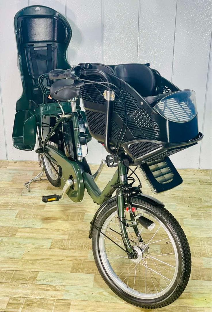 2962パナソニック13.2アンペア 3人乗り対応子供乗せ 電動アシスト自転車