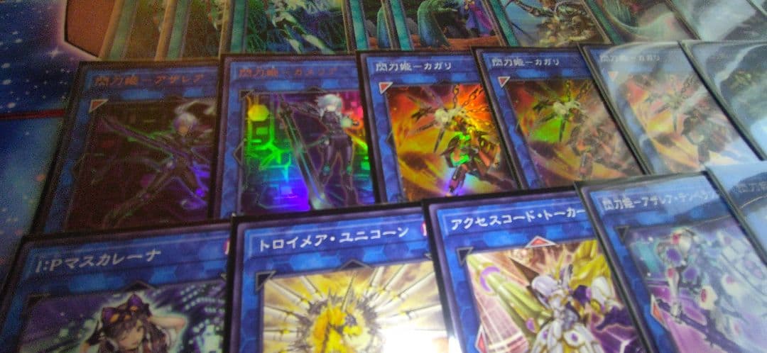 遊戯王　閃刀姫　デッキ　スリーブ付　キアノス　増殖するG　うらら　レイ　ロゼ