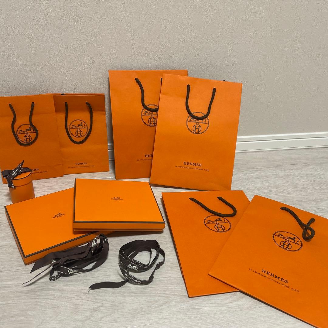 HERMES 紙袋 箱セット - メルカリ