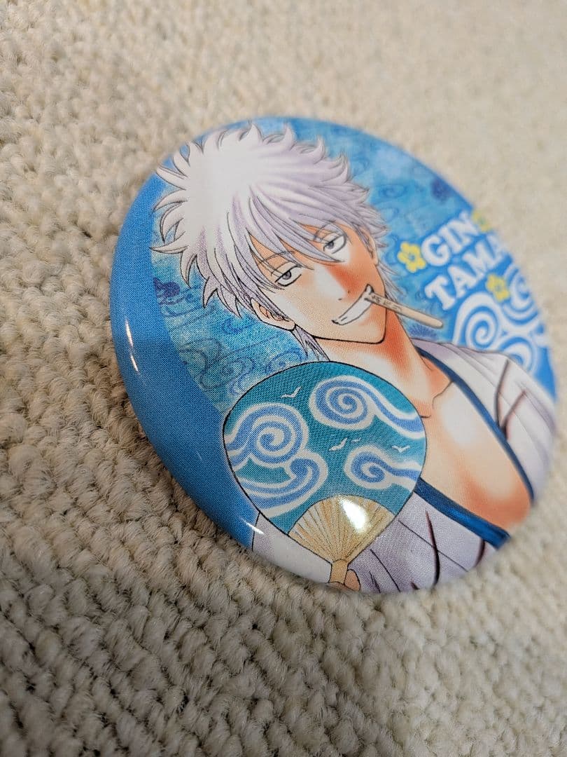 銀魂　坂田銀時　沖縄限定ジャンプステーション缶バッジ