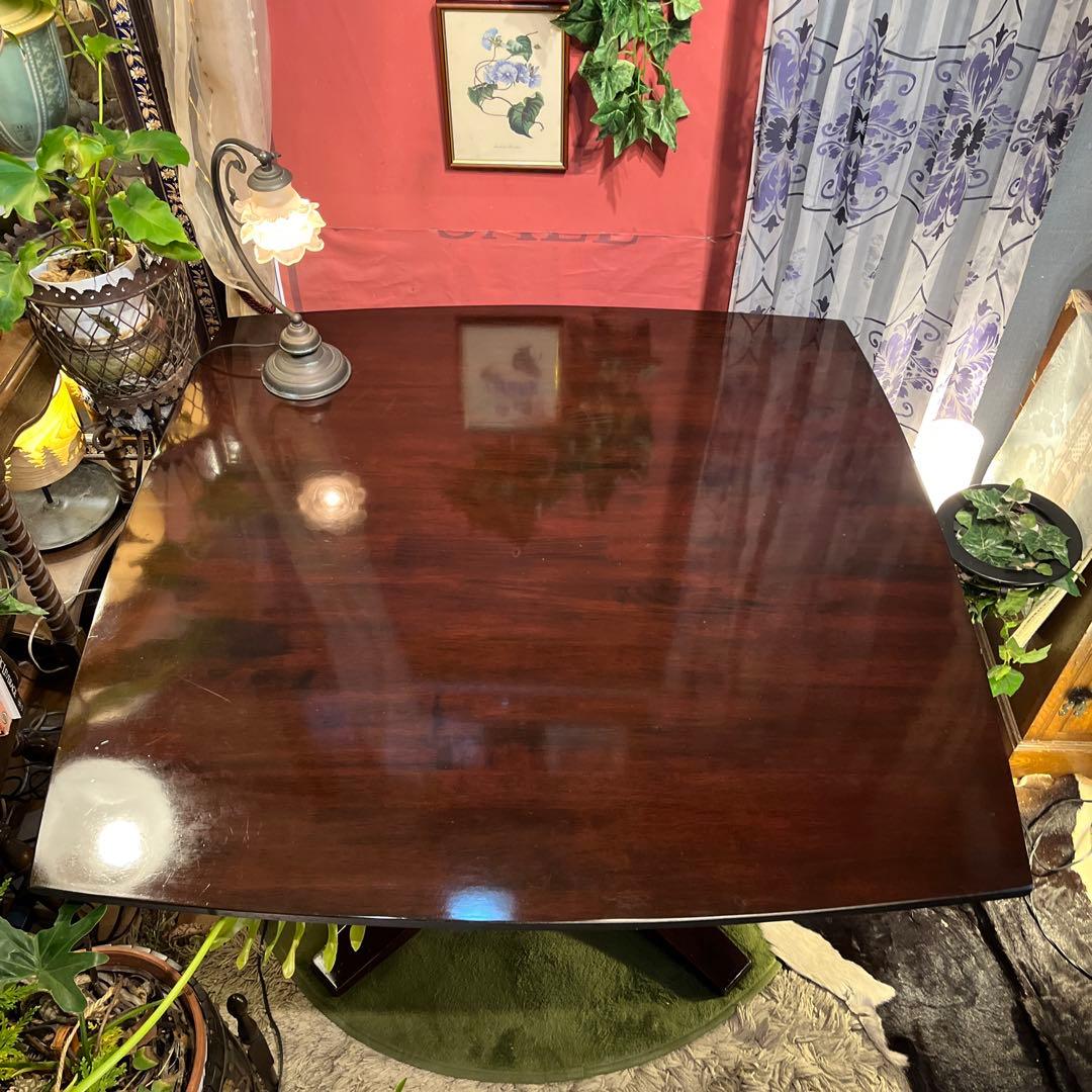 sale 1０５　ラウンドスクウェア　無垢材仕上げ　デザインレッグ