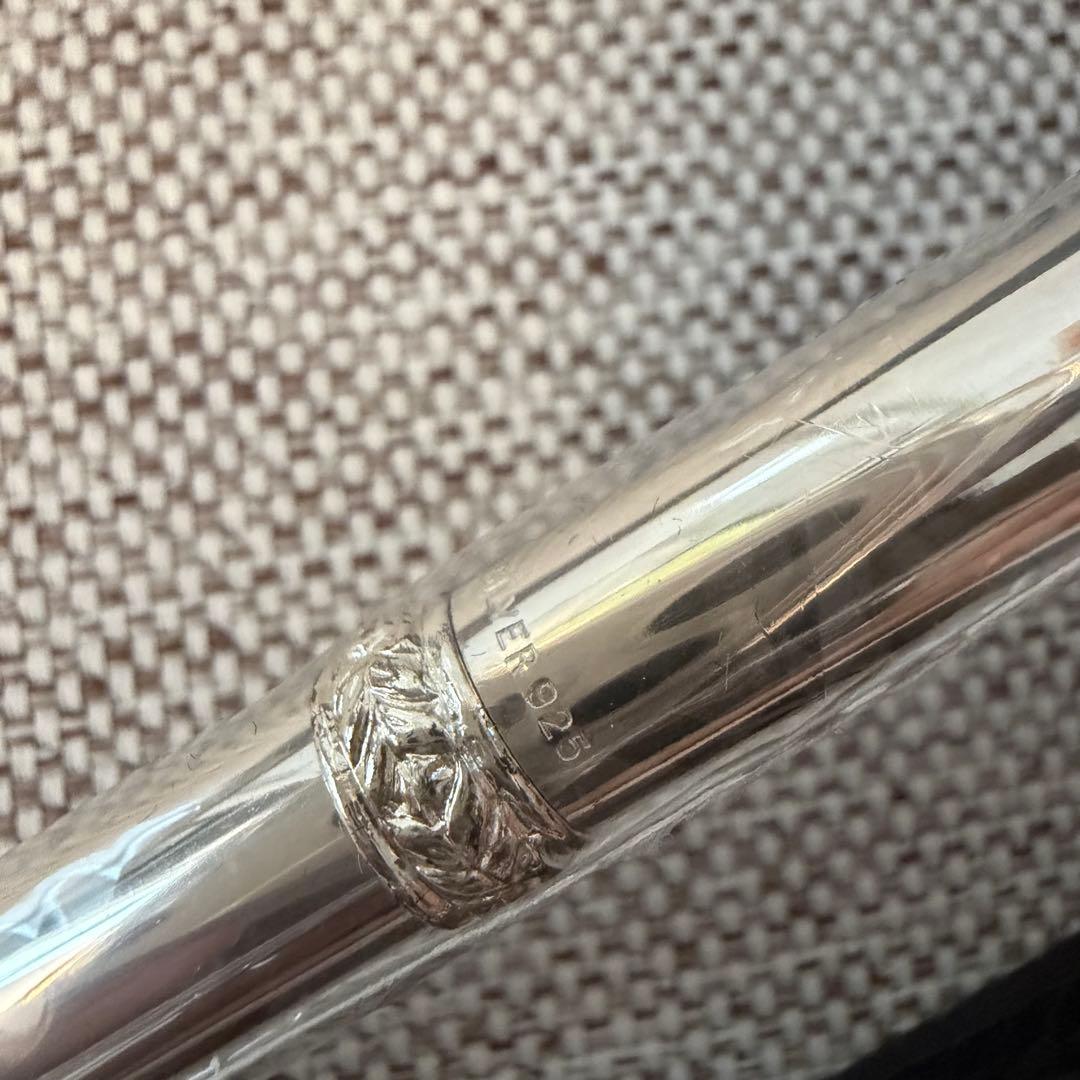 RONSON ロンソン ツイスト式 ボールペン シャープペン セット 銀製