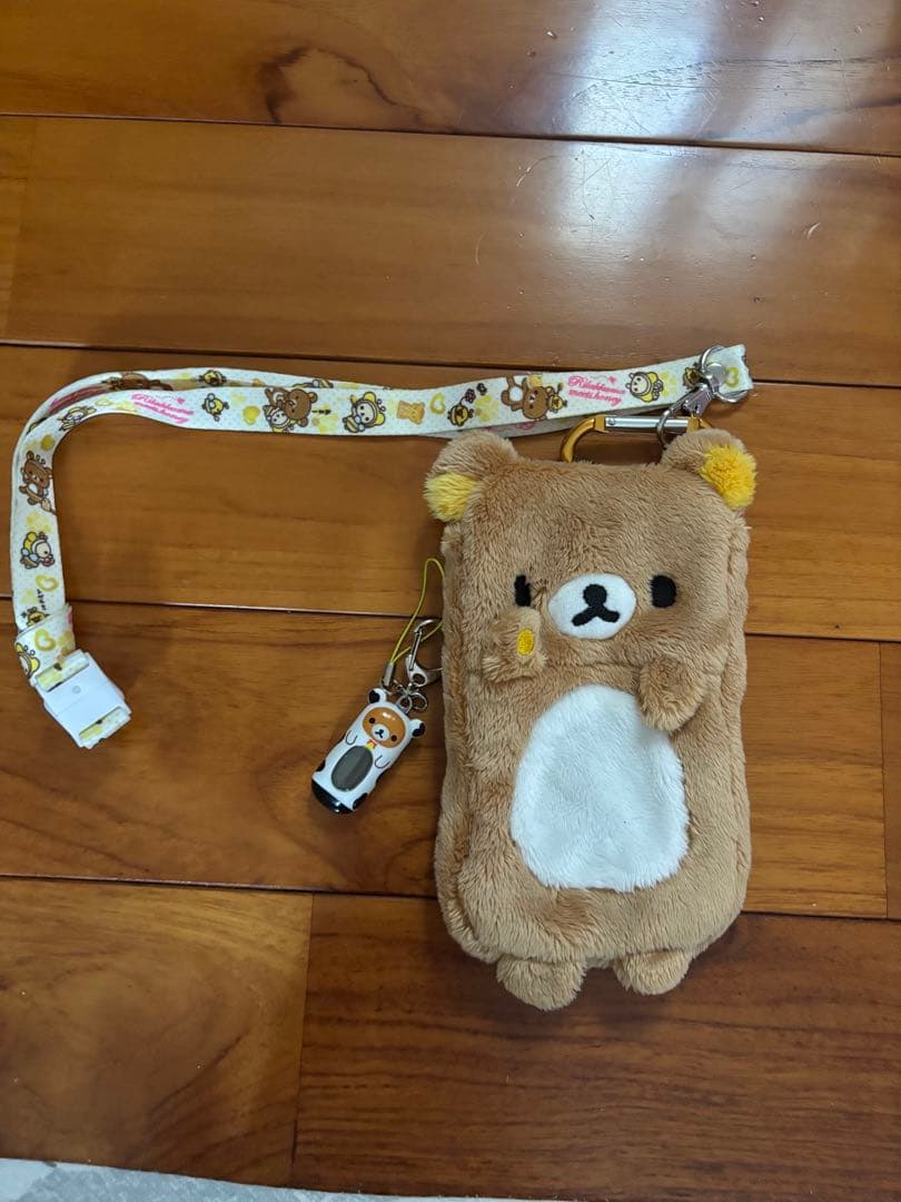 リラックマ スマホケース マルチモバイルケース ポーチ 平成レトロ