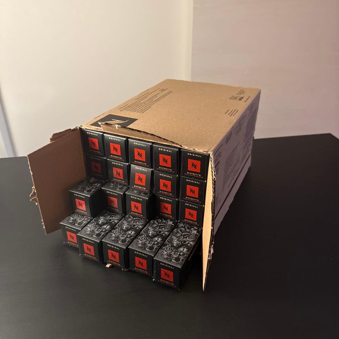 ネスプレッソ デカフェ リストレット 20箱 200カプセル - メルカリ