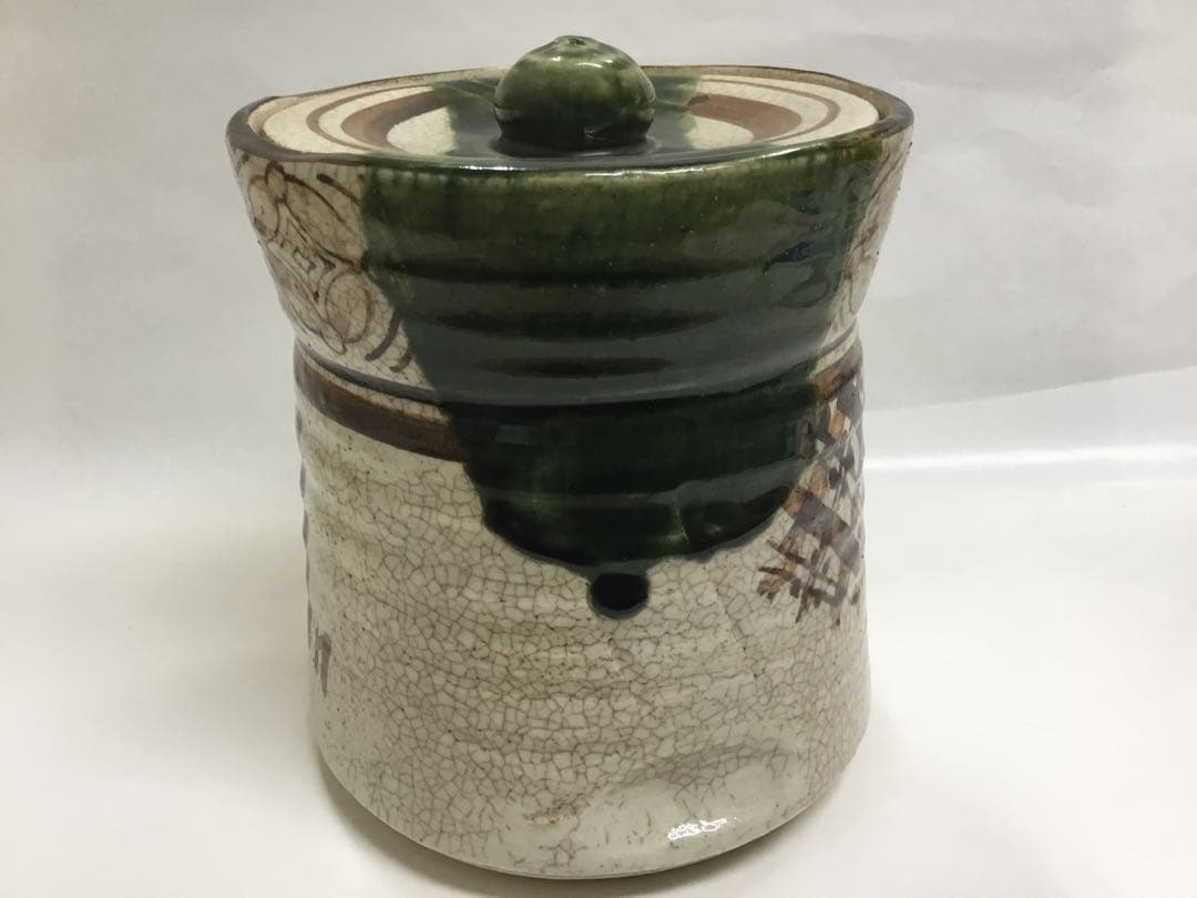 水指 織部（大）和陶 茶道具 新品
