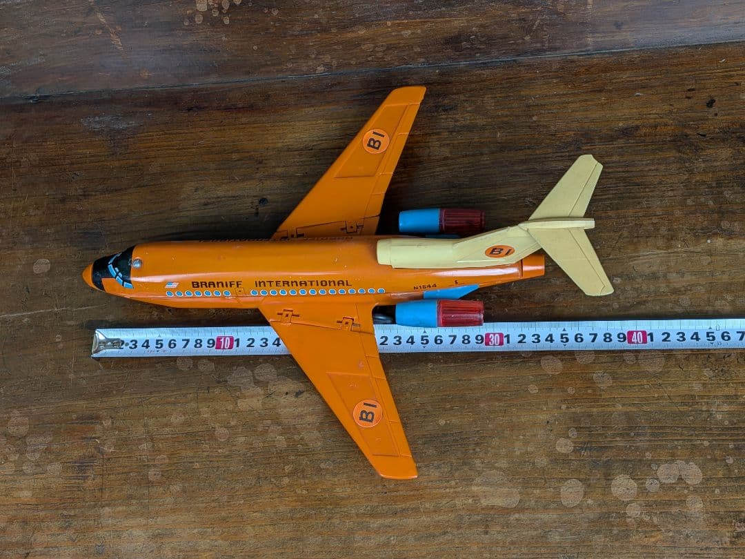 超レア★ブラニフ 航空★古いブリキ＆プラ製／フリクション★日本製★used