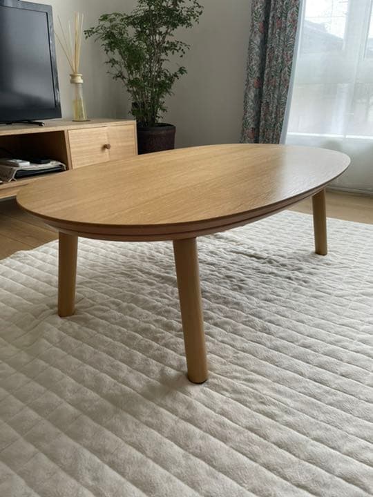 IDC大塚家具 木製スラットデザインテレビ台