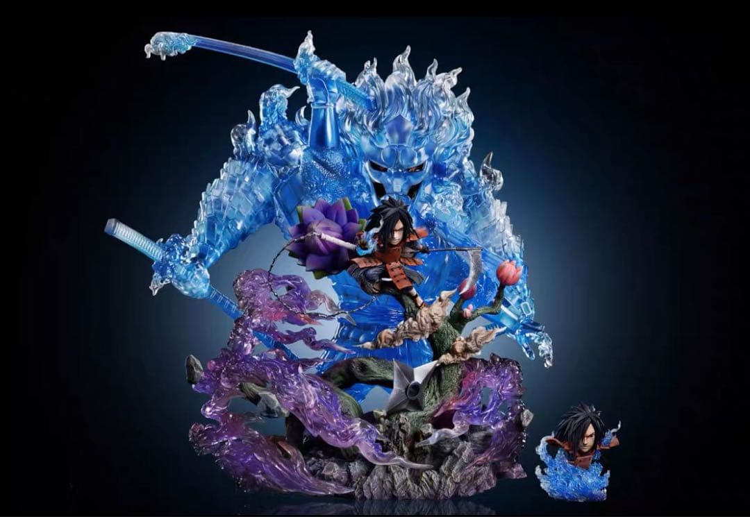 NARUTOナルト うちはマダラ ガレージキット ガレキ スタチュー②④