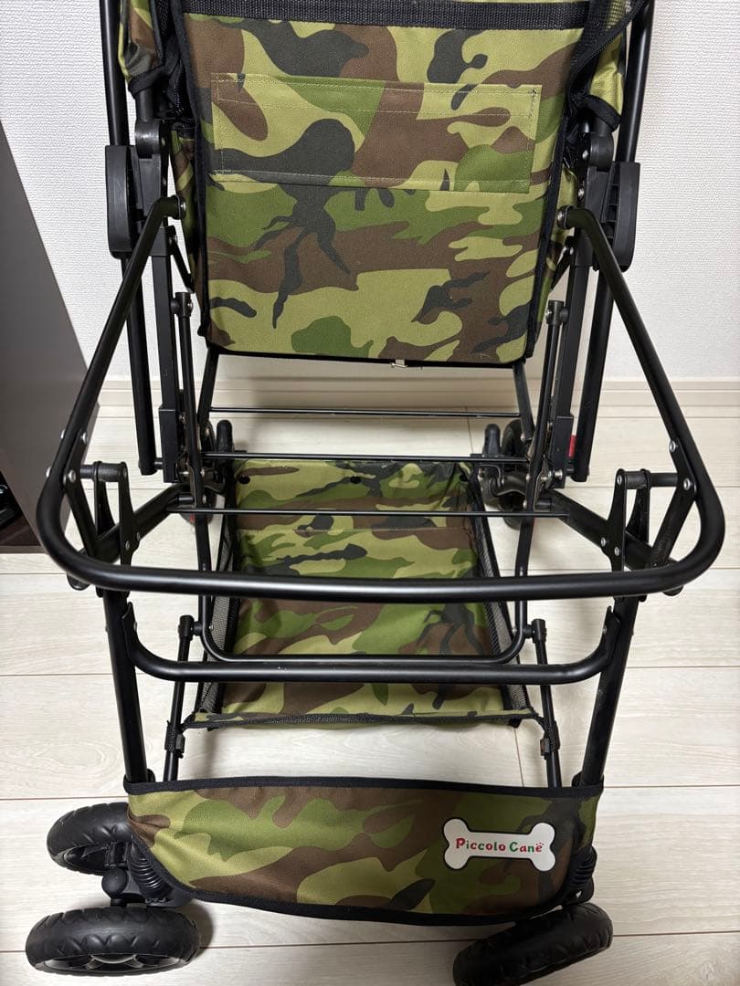 美品】ピッコロカーネ プリモ 迷彩 ペットカート 数回使用のみ 倉庫