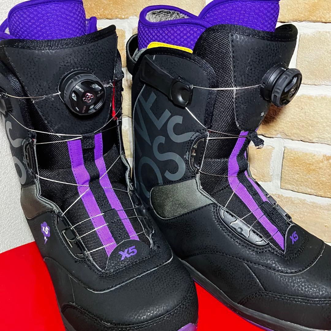 s*e様 1日使用・極美❣️X5 CROSS FIVE スノボブーツ　PX-BO