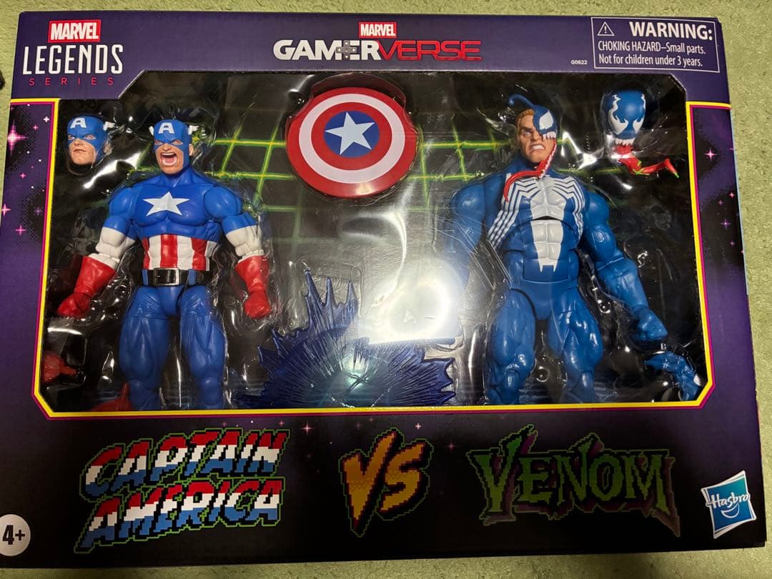 マーベルレジェンド ゲーマーバース キャプテンアメリカ ヴェノム 開封