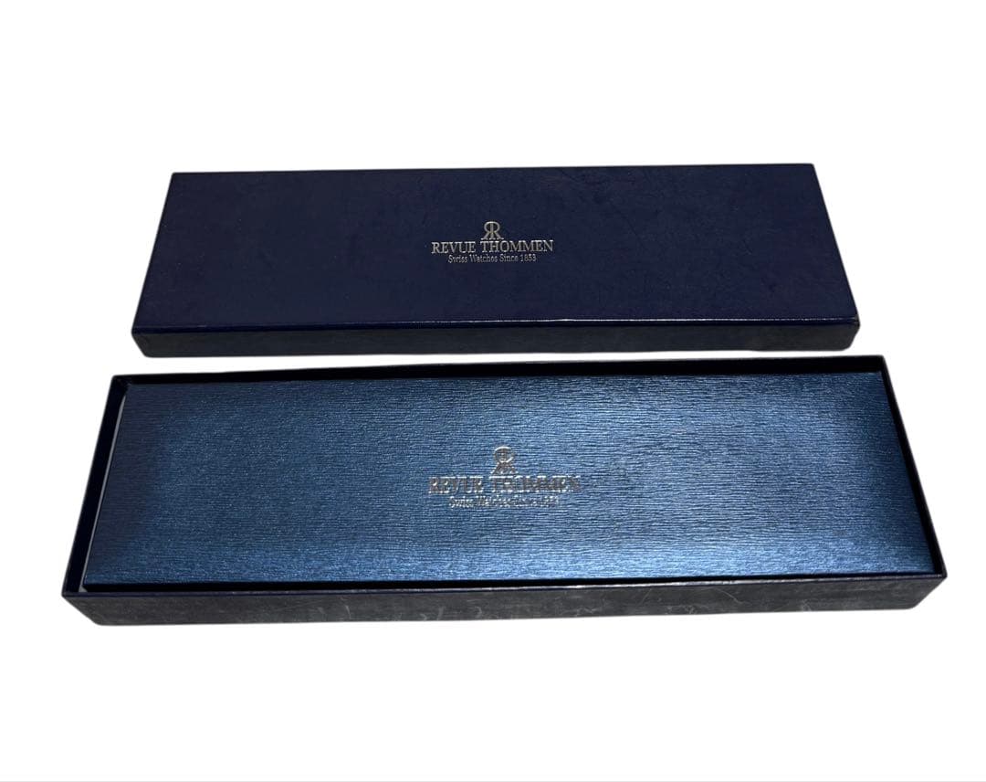 REVUE THOMMEN 両面スケルトン 手巻き腕時計