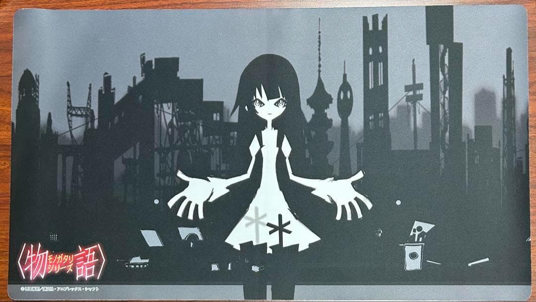 クロックワークス 物語シリーズA 戦場ヶ原ひたぎ プレイマット ラバーマット