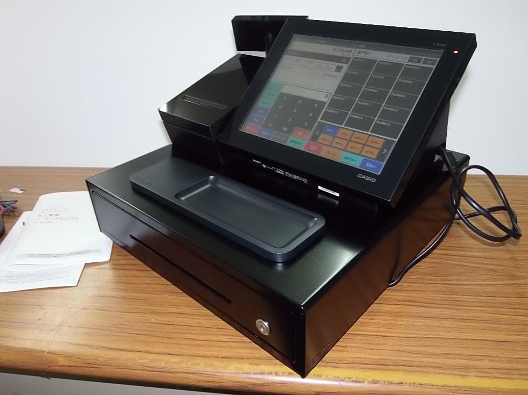 CASIO V-R200 レジスター 10.4型 10/6店名設定無料カシオAndroidV-R200