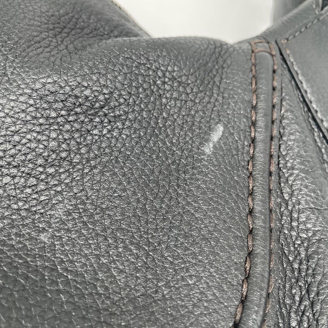 12496✨トッズ ミキー ワンショルダーバッグ 金具 レザー ハンドバッグ