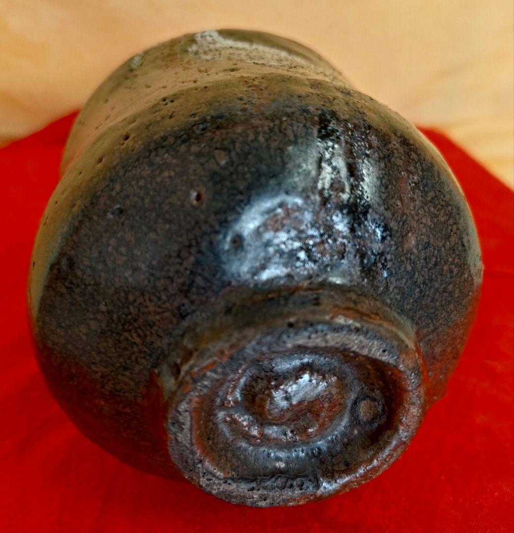 布志名焼茶碗 名工土屋善八郎 松平不昧 立鶴柄 島根県松江