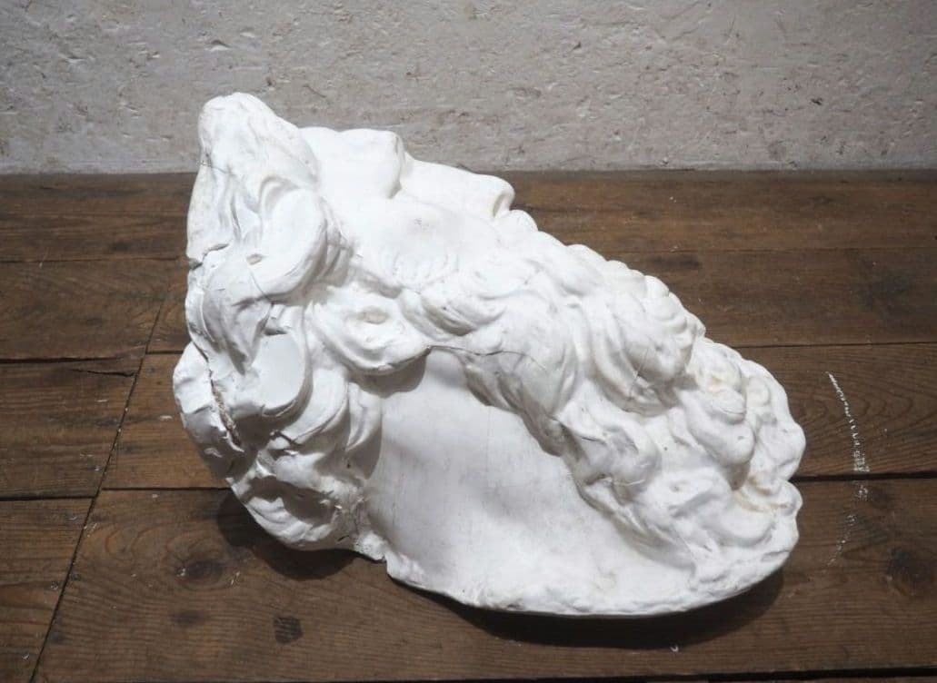 1346 石膏像 モーゼ オブジェ デッサン 美術 インテリア 彫刻 ジャンク