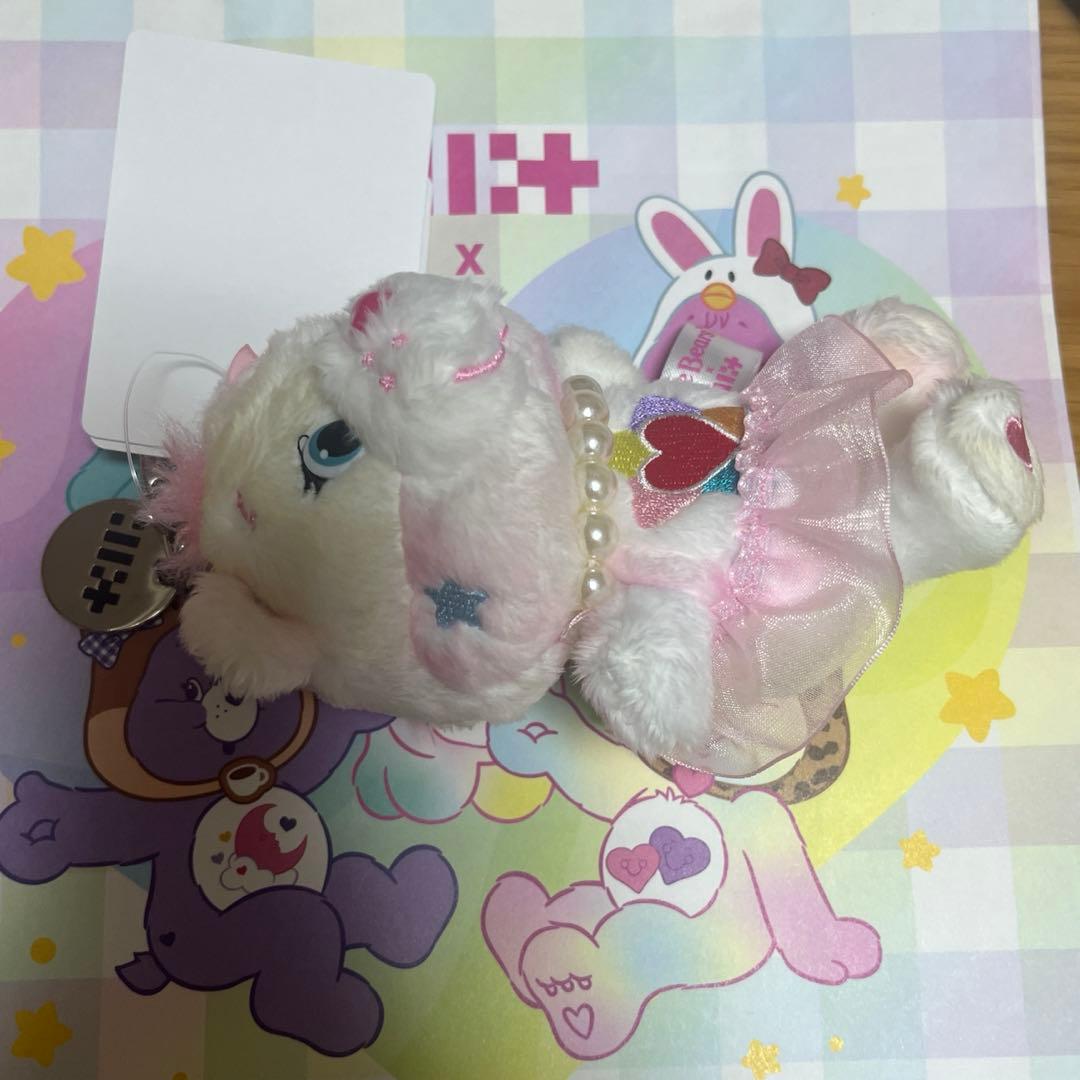 ILLIT ケアベア コラボ ソフトキーチェーン ウォンヒ キーリング