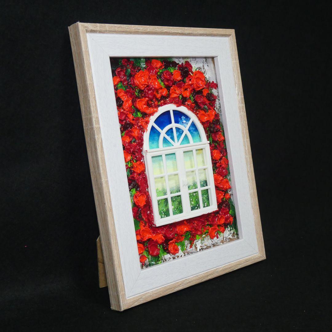 油絵 油彩 油彩画 絵画 絵【窓の先】