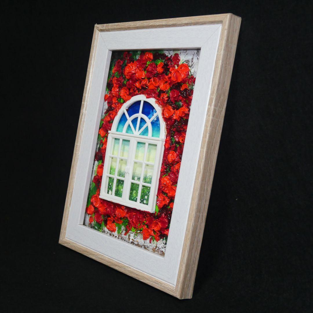 油絵 油彩 油彩画 絵画 絵【窓の先】