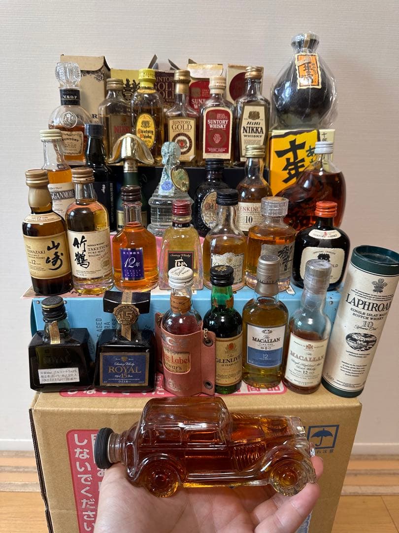 美品】サントリー 白州 12年 ウイスキー ミニチュア 3本セット