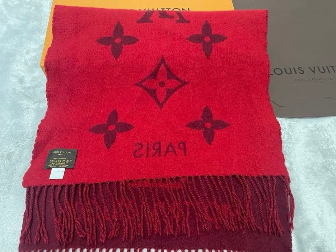 LOUIS VUITTON ルイヴィトン カシミヤマフラー