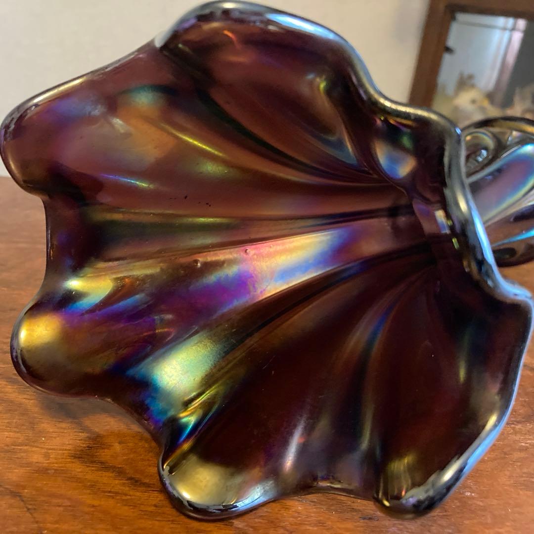 Fenton社 オ-ルドフェントン カーニバル 花瓶 USA - メルカリ