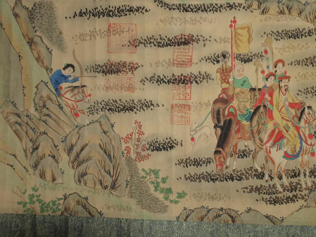 骨董市仕入れ品 中国明時代の掛軸 王宝作 激安骨董品 BD421A8-2 - メルカリ