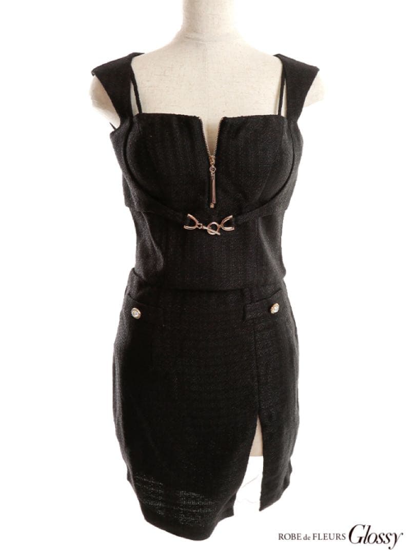 Sugar×ROBE de FLEURS Glossy セットアップドレス