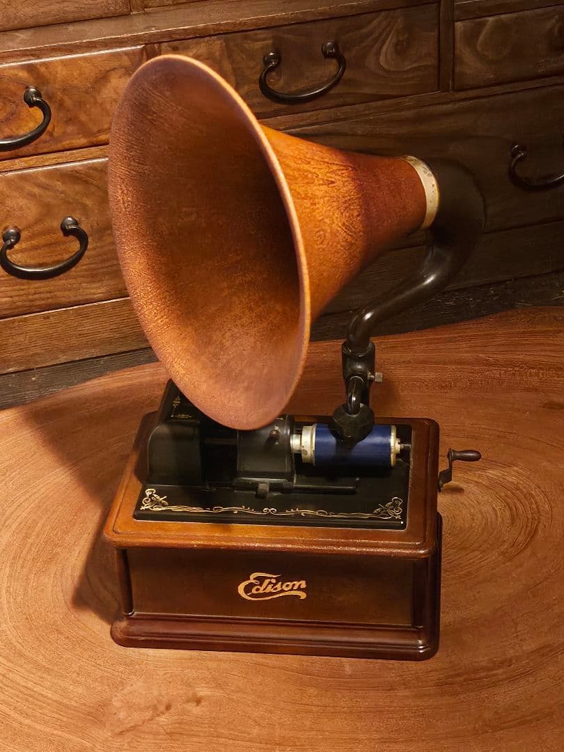 Technicsテクニクスエジソンオペラオルゴール蓄音機型