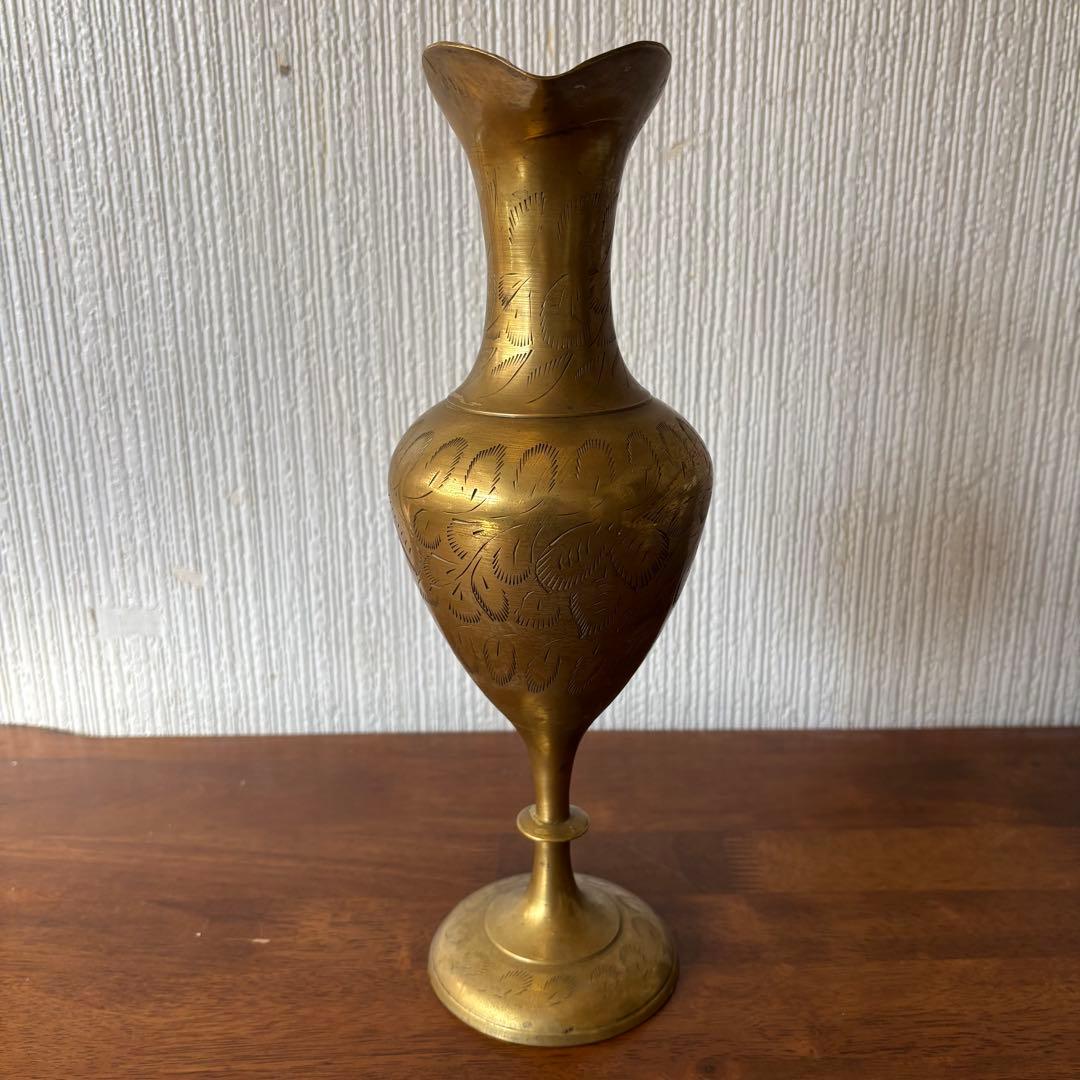 真鍮製 水差し 花瓶 ピッチャー フランス アンティークブロンズ