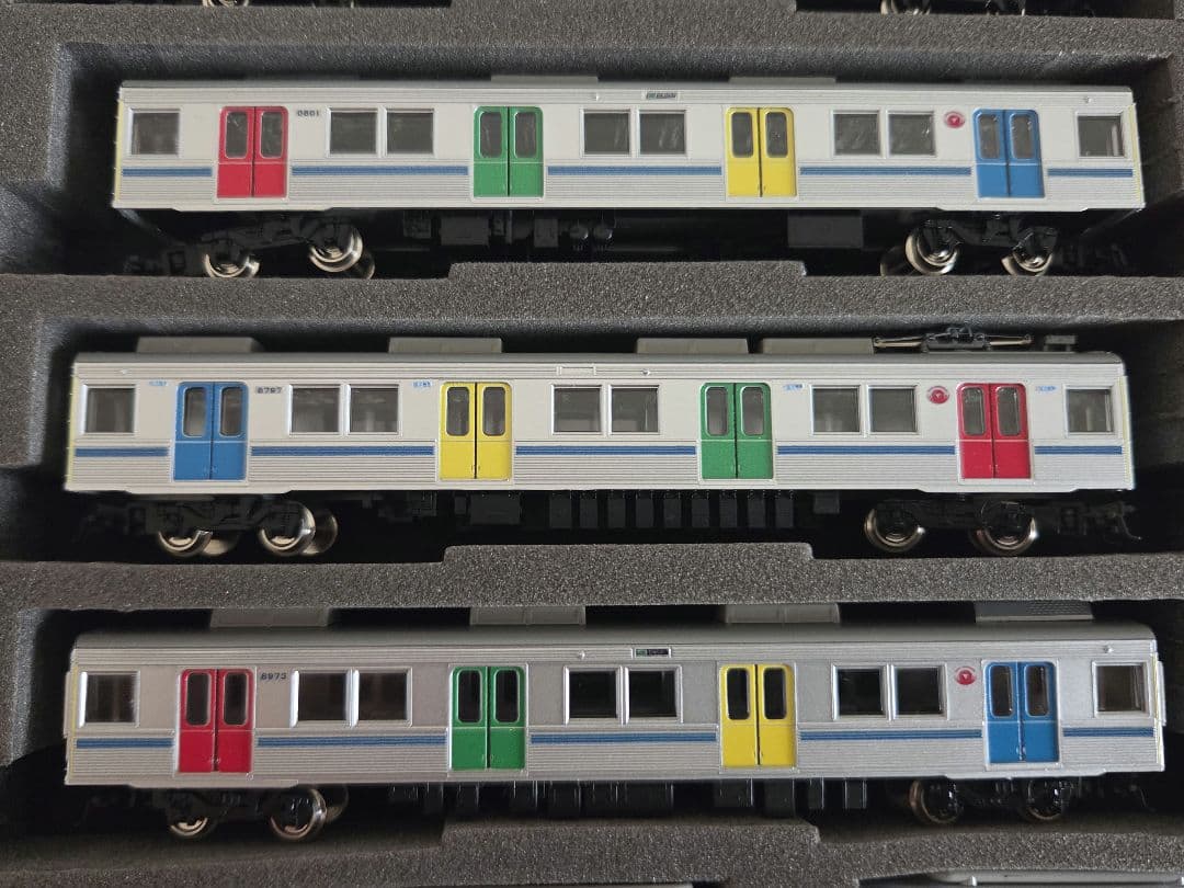 と*ん様 グリーンマックス 50617/50618 東急 8500系 青帯・ドア
