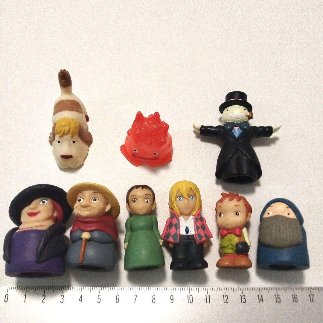 ハウルの動く城 3体セット、指人形など ハウルの動く城 指人形