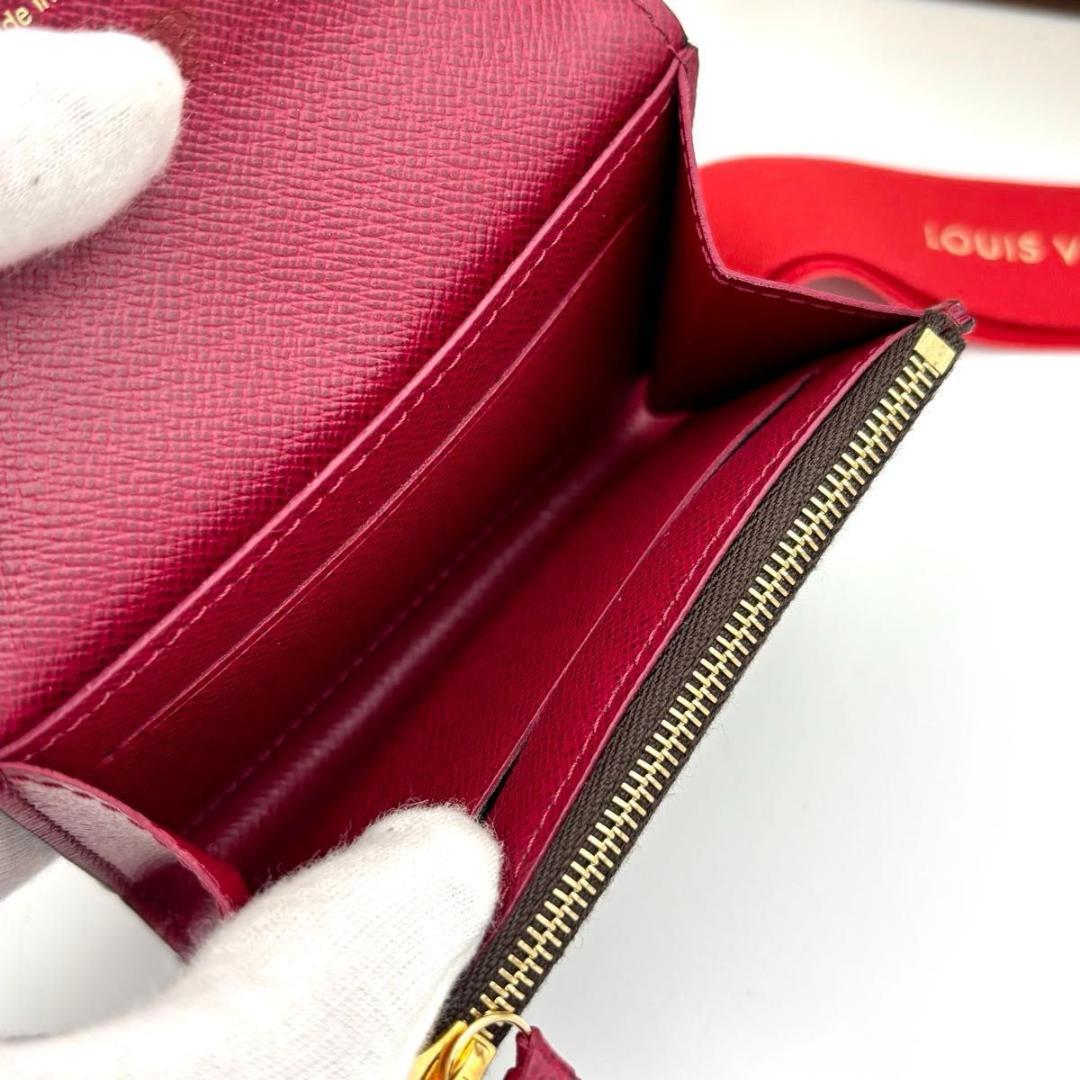 キティ様　ルイヴィトン モノグラム ケース 財布 ポルトモネ ロザリ